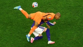 Soccer Football - FIFA World Cup 2026 - Group F - Netherlands v Japan - Dallas Stadium, Arlington, Texas, U.S. - June 14, 2026 Netherlands' Donyell Malen in action REUTERS/Kai Pfaffenbach