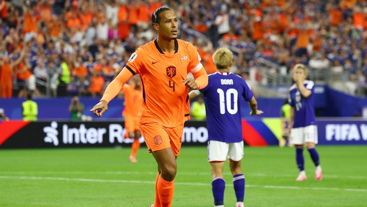 Virgil van Dijk Bek Tengah Tertua Belanda Cetak Gol di Piala Dunia