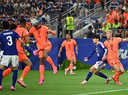 Soccer Football - FIFA World Cup 2026 - Group F - Netherlands v Japan - Dallas Stadium, Arlington, Texas, U.S. - June 14, 2026 Netherlands' Virgil van Dijk scores their first goal IMAGN IMAGES via Reuters/Jerome Miron