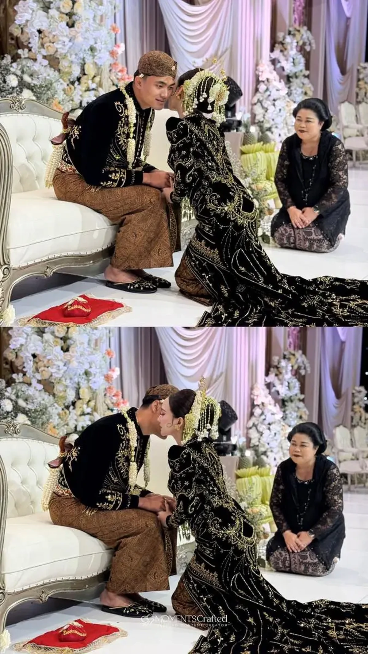 Momen Pernikahan Ernandio Ari dan Devani Audri