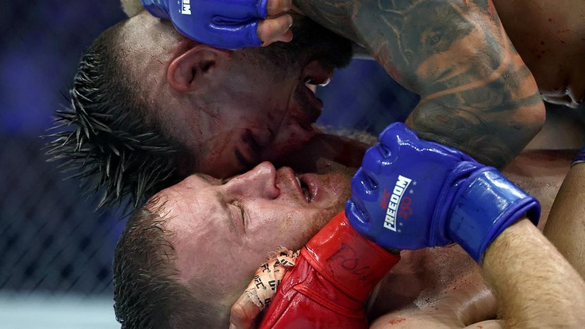 FOTO: Justin Gaethje Bikin Ilia Topuria Hancur di HUT Donald Trump