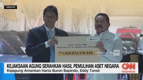 Kejaksaan Agung Serahkan Hasil Pemulihan Aset Negara