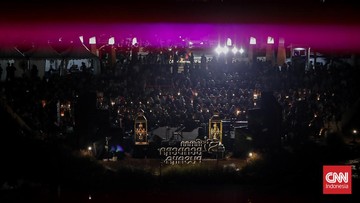 FOTO: Kelap-kelip Syahdu Festival Muharram di Taman Bendera Pusaka