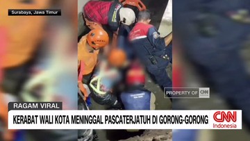 VIDEO: Kerabat Wali Kota Surabaya Tewas Usai Terjatuh ke Gorong-Gorong