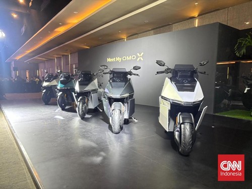 Motor listrik Omoway Omo X akhirnya resmi diluncurkan di Indonesia, Senin (15/6).