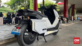 Motor listrik Omoway Omo X akhirnya resmi diluncurkan di Indonesia, Senin (15/6)