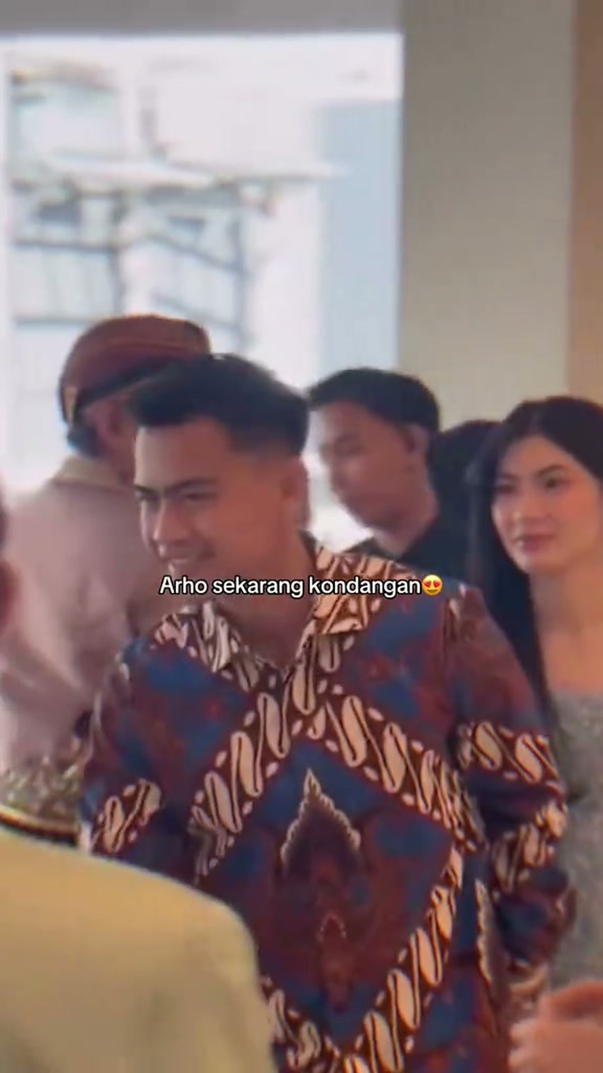 Pratama Arhan kondangan