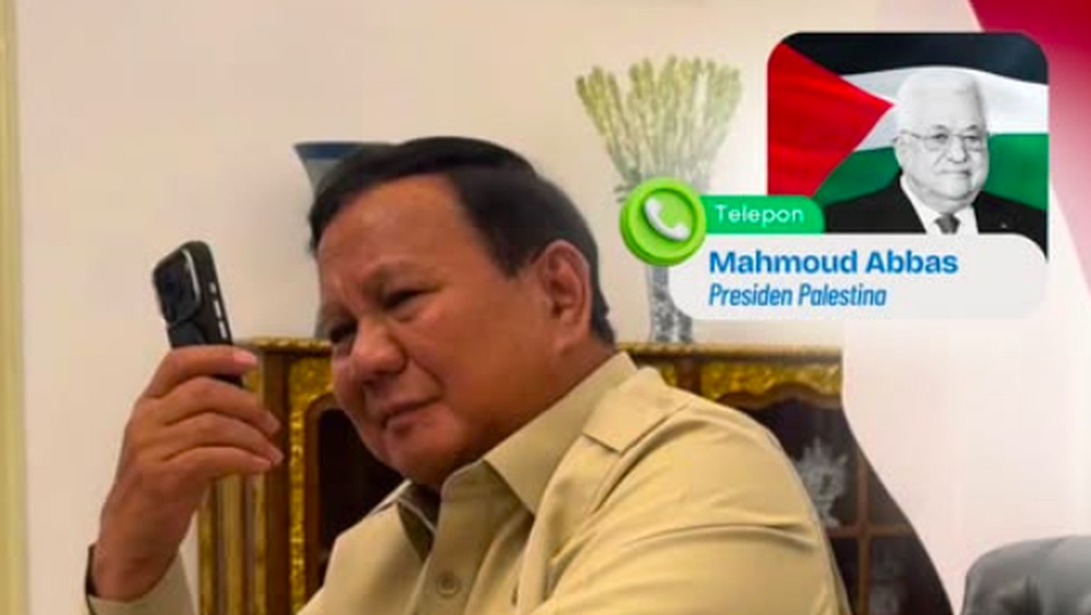 Presiden Palestina Mahmoud Abbas Tiba-Tiba Telepon Prabowo, Ada Apa?