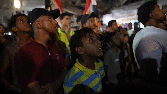 Gempita Piala Dunia di Gaza
