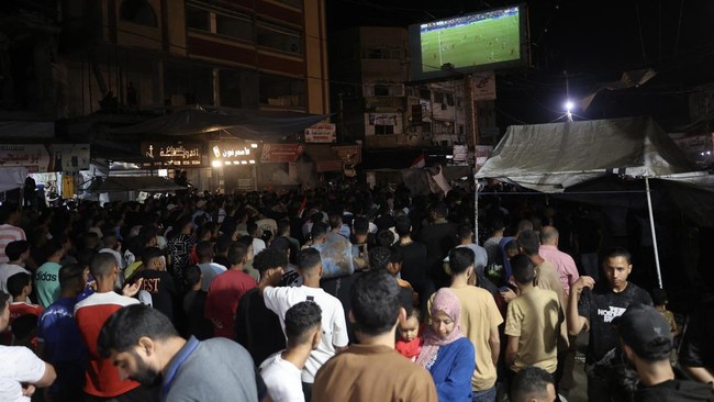 Gempita Piala Dunia di Gaza