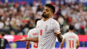 Soccer Football - FIFA World Cup 2026 - Group G - Iran v New Zealand - Los Angeles Stadium, Inglewood, California, U.S. - June 15, 2026
Iran's Mohammad Mohebbi celebrates scoring their second goal REUTERS/Daniel Cole     TPX IMAGES OF THE DAY