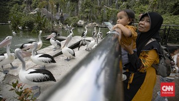 FOTO: Libur Tahun Baru Islam, Ragunan Jadi Destinasi Favorit Keluarga