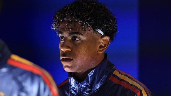 Soccer Football - FIFA World Cup 2026 - Group H - Spain v Cape Verde - Atlanta Stadium, Atlanta, Georgia, U.S. - June 15, 2026 Spain's Lamine Yamal before the match REUTERS/Siphiwe Sibeko