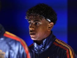 Soccer Football - FIFA World Cup 2026 - Group H - Spain v Cape Verde - Atlanta Stadium, Atlanta, Georgia, U.S. - June 15, 2026 Spain's Lamine Yamal before the match REUTERS/Siphiwe Sibeko