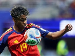 Soccer Football - FIFA World Cup 2026 - Group H - Spain v Cape Verde - Atlanta Stadium, Atlanta, Georgia, U.S. - June 15, 2026 Spain's Lamine Yamal in action IMAGN IMAGES via Reuters/Brett Davis