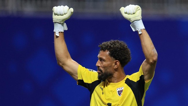 Soccer Football - FIFA World Cup 2026 - Group H - Spain v Cape Verde - Atlanta Stadium, Atlanta, Georgia, U.S. - June 15, 2026 Cape Verde's Vozinha celebrates after the match REUTERS/Siphiwe Sibeko