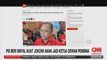 VIDEO: PDIP Respons Isu Jokowi Jadi Ketua Dewan Pembina PSI