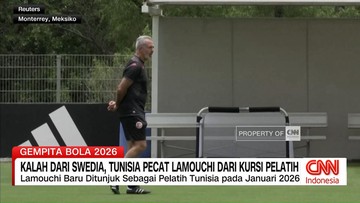 VIDEO: Kalah dari Swedia, Tunisia Pecat Lamouchi dari Kursi Pelatih