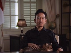 Sambil Elus Kucing, Gibran Bicara Pemanfaatan AI Harus Dibarengi Etika