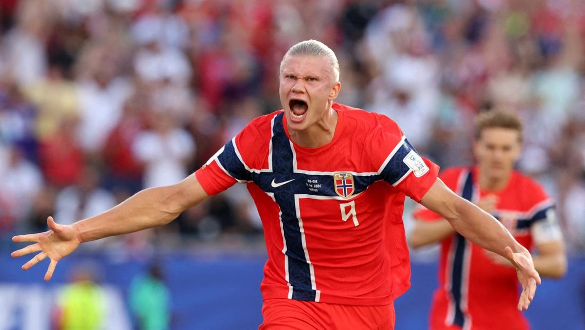 Erling Haaland Bersinar Cetak Brace, Norwegia Libas Irak 4-1