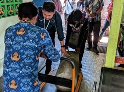 Prasasti Lingga Desa Gumulan Dievakuasi ke Museum Klaten