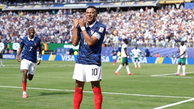 Kylian Mbappe lewati rekor gol Pele dan Messi di Piala Dunia.