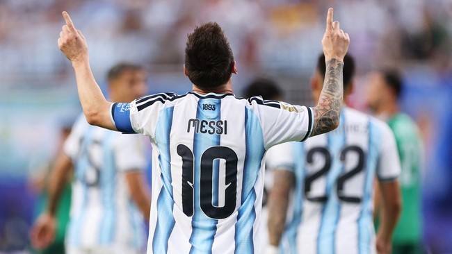 Lionel Messi resmi jadi pemain pertama yang bermain dalam enam Piala Dunia.