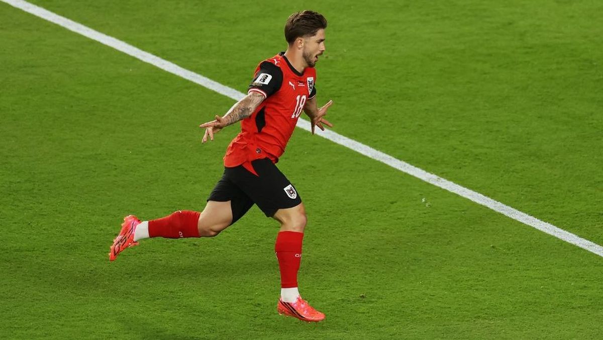 Babak I: Schmid Cetak Gol Roket, Austria Ungguli Yordania 1-0