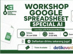 Workshop Google Spreadsheet AI, Kerjaan Data Kelar Lebih Cepat