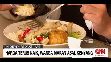 VIDEO: Harga Terus Naik, Warga Makan Asal Kenyang