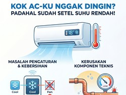 Infografis: 5 Penyebab AC Nggak Dingin Meski Sudah Setel Suhu Rendah