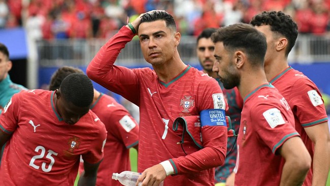 Portugal gagal meraih kemenangan pertama di Piala Dunia 2026 usai diimbangi RD Kongo.