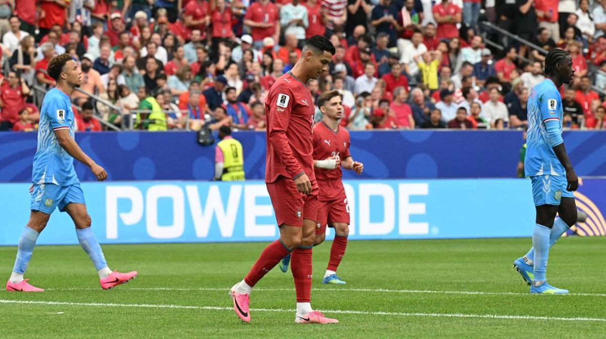 Rd Kongo Cetak Sejarah Di Piala Dunia, Ronaldo Frustrasi