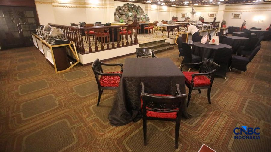 Hotel Sultan di kawasan Senayan, Jakarta Pusat, resmi beralih ke penguasaan negara setelah proses eksekusi pengosongan lahan dilaksanakan pada Kamis (18/6/2026).  (/Faisal Rahman)