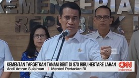Kementan Targetkan Tanam Bibit di 870 Ribu Hektare Lahan