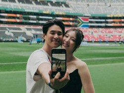 Bikin Baper! Ejae Pamer Foto Mesra Bareng Tunangan Usai Tampil di Opening Piala Dunia