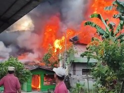 2 Rumah di Palopo Ludes Terbakar Diduga gegara Anak Main Korek Api
