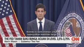 The Fed Tahan Suku Bunga Acuan di Level 3,5%-3,75%