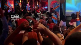 Sorak-sorai Suporter Timnas RD Kongo usai Laga vs Portugal Imbang
