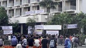 Situasi Hotel Sultan GBK Jelang Pelaksanaan Eksekusi