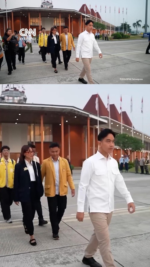 Wapres Gibran Rakabuming Raka mengajak sejumlah perwakilan mahasiswa dalam kunjungan kerja ke NTT, Gorontalo, dan Papua.