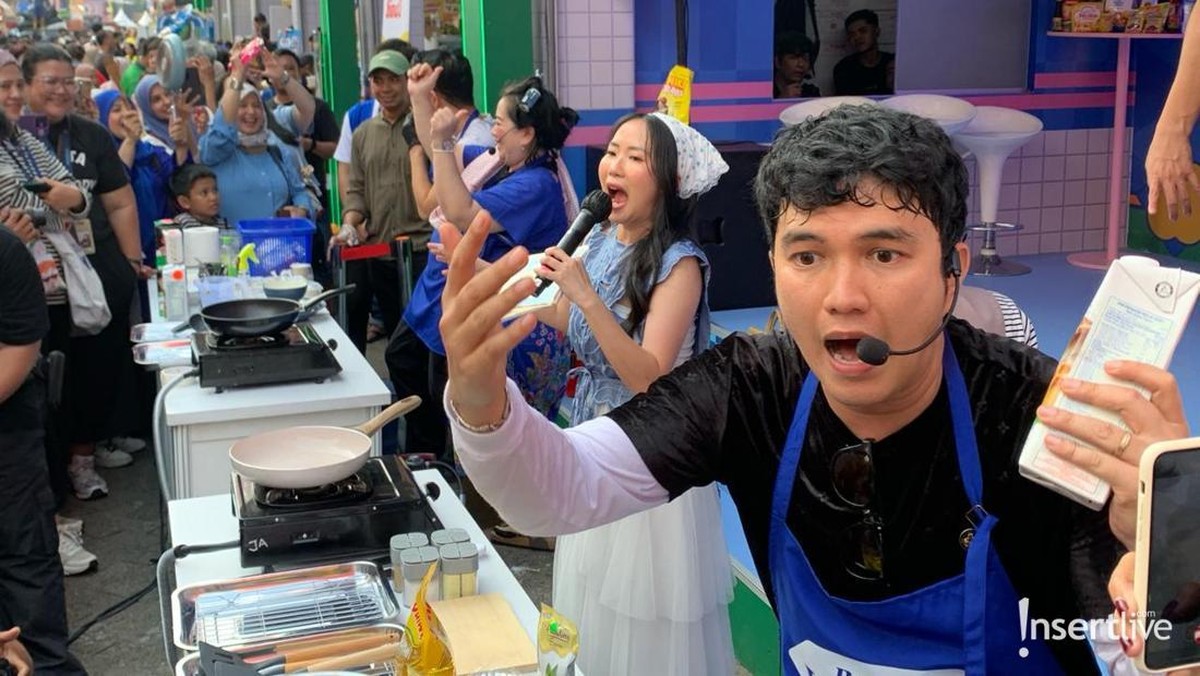 Aldi Taher dan Chef Hideki duel masak