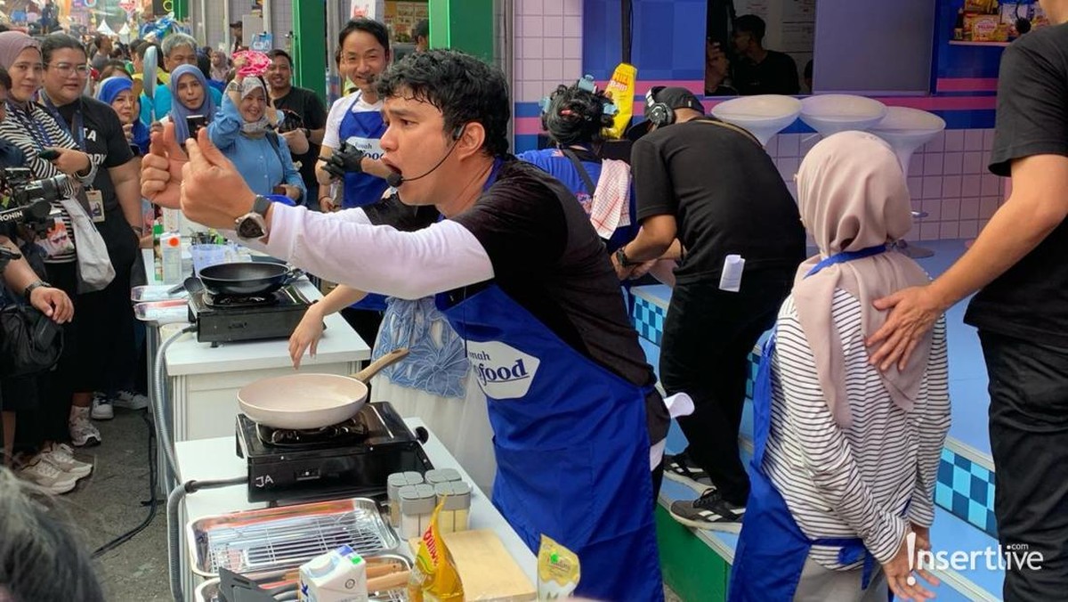 Aldi Taher dan Chef Hideki duel masak