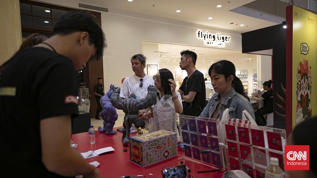 Amazing Toy Show (ATS) Indonesia 2026 digelar di Gandaria City Mall, Jakarta, Jumat (19/6).