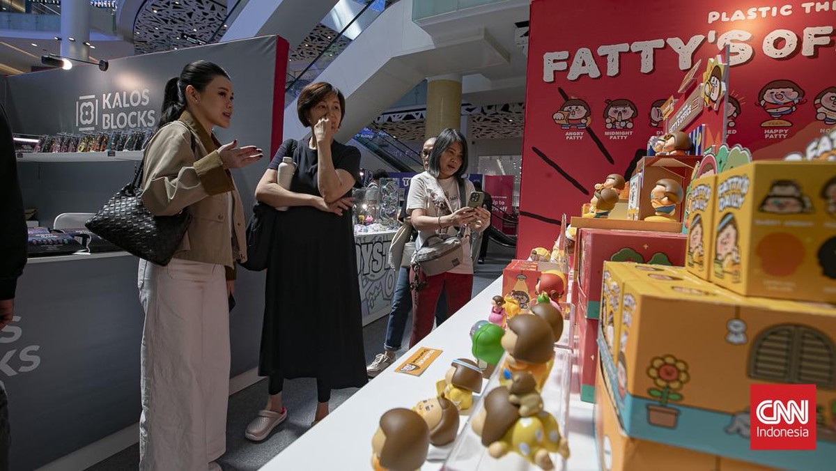 Amazing Toy Show (ATS) Indonesia 2026 digelar di Gandaria City Mall, Jakarta, Jumat (19/6).