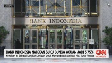 VIDEO: Bank Indonesia Naikkan Suku Bunga Acuan Jadi 5,75%