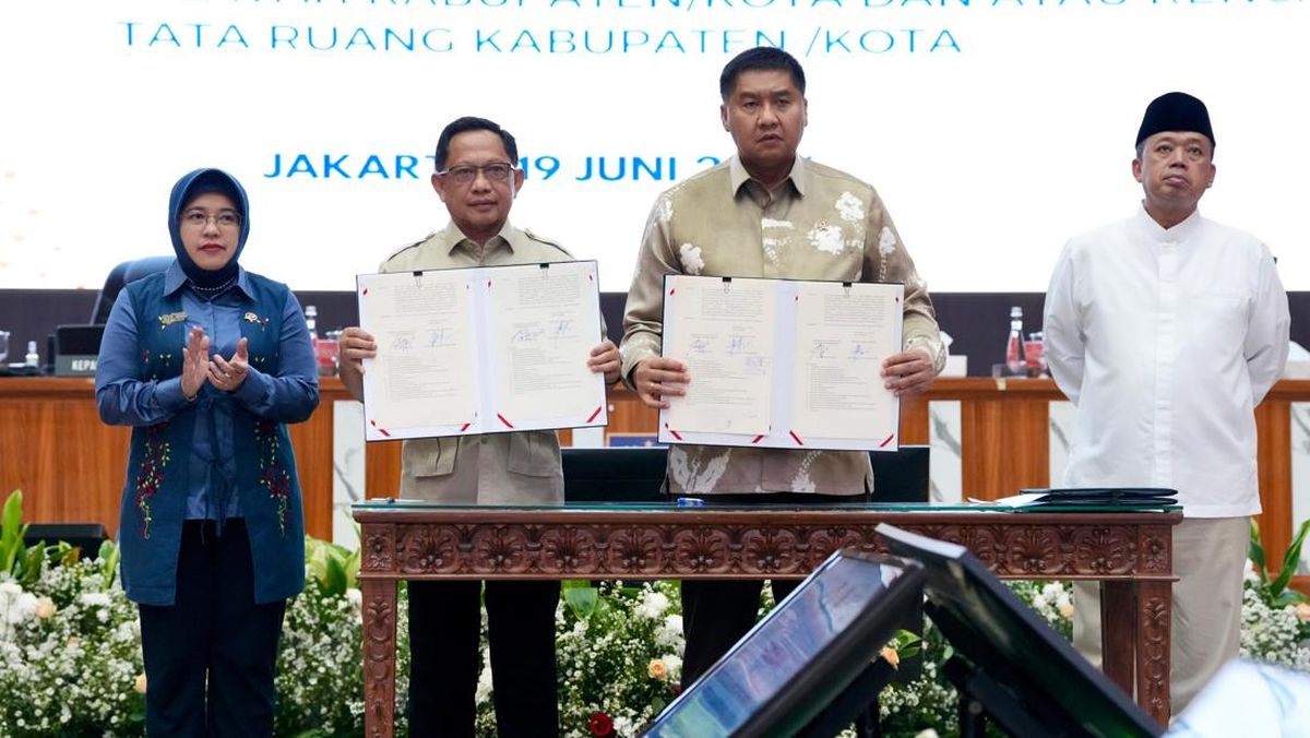 Mendagri-Menteri PKP Teken SKB Dorong Percepatan 3 Juta Rumah