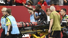 Soccer Football - FIFA World Cup 2026 - Group B - Canada v Qatar - BC Place, Vancouver, Canada - June 18, 2026
Canada's Ismael Kone is stretchered off after sustaining an injury IMAGN IMAGES via Reuters/Anne-Marie Sorvin