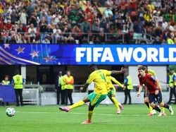 Soccer Football - FIFA World Cup 2026 - Group A - Czech Republic v South Africa - Atlanta Stadium, Atlanta, Georgia, U.S. - June 18, 2026 South Africa's Teboho Mokoena scores their first goal from the penalty spot IMAGN IMAGES via Reuters/Nathan Ray