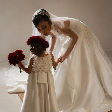 Penampilan Gemas Kamari Sky Wassink Jadi Flower Girl di Pernikahan Jennifer Coppen